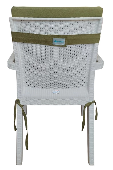 Mi̇rzade 6 Adet Eli̇t Yüksek Arkali Mi̇nder Duck Bezi̇-Çi̇men | 6’lı Elit Yüksek Arkalı Sandalye Minderi – Duck Bezi, Fermuarlı - Resim 6