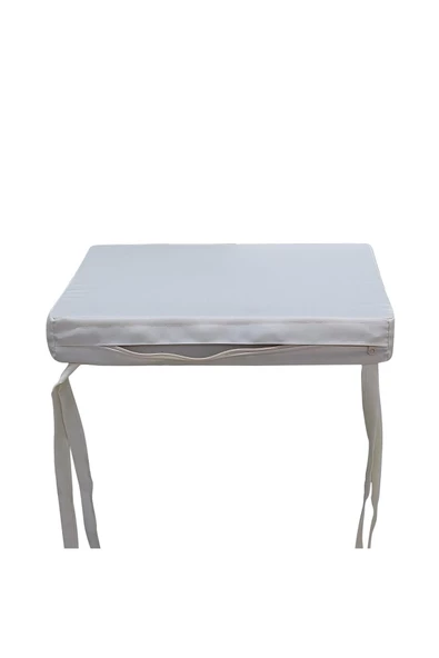 Mi̇rzade 4 Adet Hera Si̇esta Mi̇nder Su Geçi̇rmez Kumaş 5 Cm Gri̇ Sünger-Krem | 4’lü Su Geçirmez Hera Siesta Minderi – Fermuarlı - Resim 4