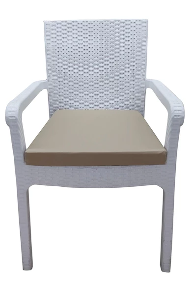 Mi̇rzade 4 Adet Hera Si̇esta Mi̇nder Su Geçi̇rmez Kumaş 5 Cm Gri̇ Sünger-A.Bej | 4’lü Su Geçirmez Hera Siesta Minderi – Fermuarlı ürün görseli