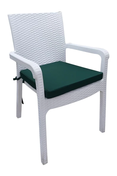 Mi̇rzade 6 Adet Hera Si̇esta Mi̇nder Su Geçi̇rmez Kumaş-Koyu Yeşi̇l | 6’lı Su Geçirmez Hera Siesta Minderi – Fermuarlı - Resim 2