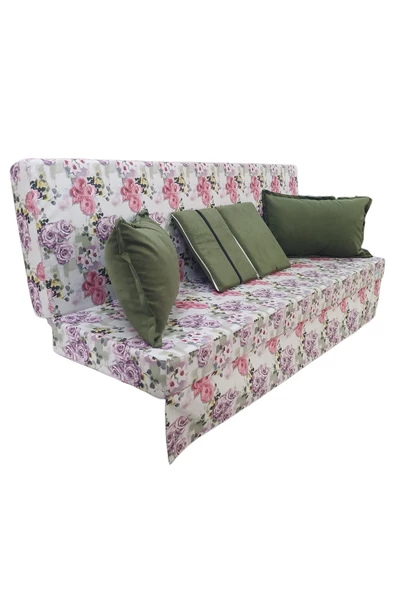 MİRZADE SİLİNEBİLİR TAY TÜYÜ KUMAŞ TENTESİZ 28 DNS SÜNGER SALINCAK MİNDERİ-silinebilir salıncak slsm tay tüyü 00002 kombin - 2