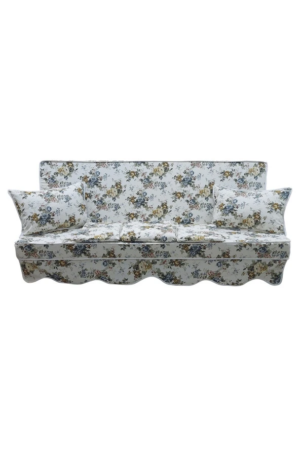 MİRZADE ELİT SALINCAK MİNDERİ SU İTİCİ KUMAŞ GRİ SÜNGER FERMUARLI SET-prm 160626 v 5