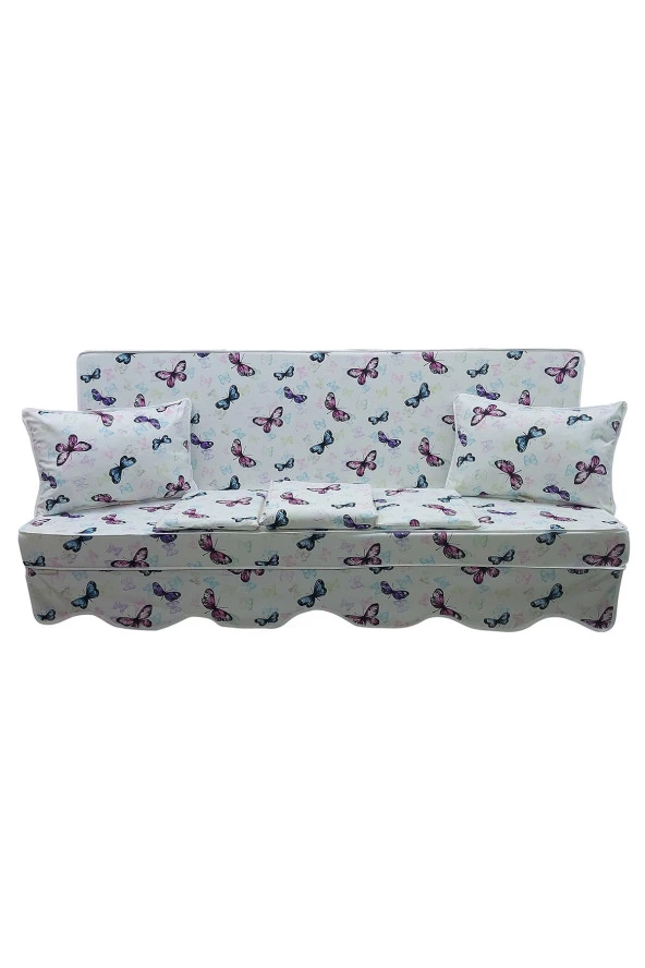 MİRZADE ELİT SALINCAK MİNDERİ SU İTİCİ KUMAŞ GRİ SÜNGER FERMUARLI SET-prm 081061 v 9 ürün görseli