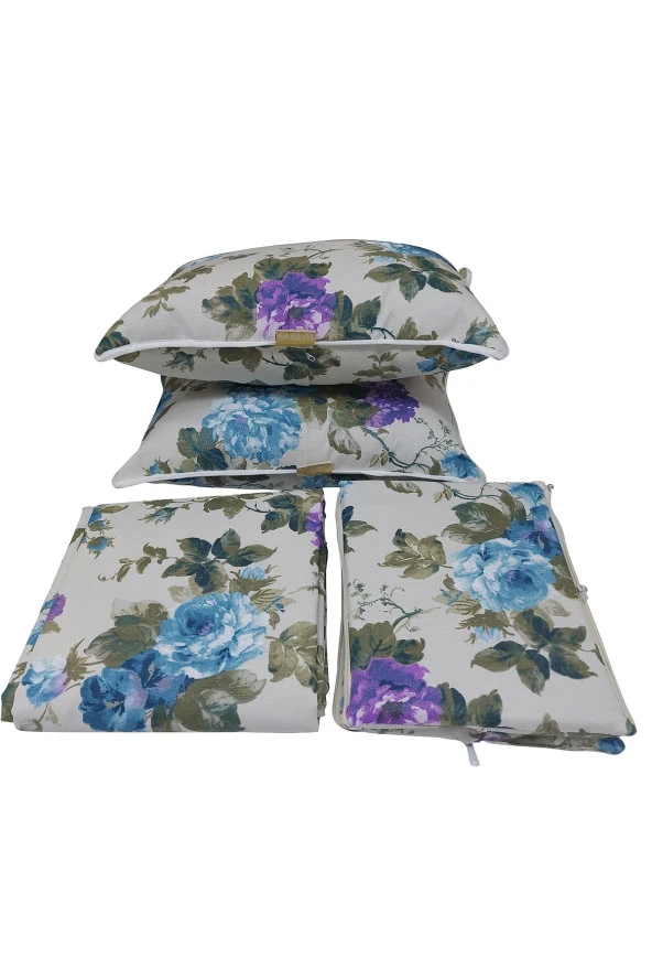 MİRZADE ELİT SALINCAK MİNDERİ SU İTİCİ KUMAŞ GRİ SÜNGER FERMUARLI SET-prm170913 v 16 - Resim 3