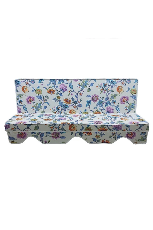 MİRZADE ELİT SALINCAK MİNDERİ SU İTİCİ KUMAŞ GRİ SÜNGER FERMUARLI SET-prm 150741 v 3 - Resim 2