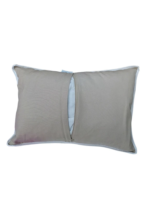 MİRZADE ELİT SALINCAK MİNDERİ SU İTİCİ KUMAŞ GRİ SÜNGER FERMUARLI SET-a.bej dre 1144 - Resim 4