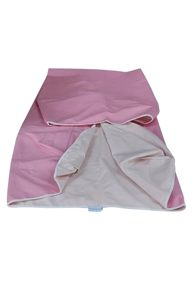 MİRZADE ELİT SALINCAK MİNDERİ SU İTİCİ KUMAŞ GRİ SÜNGER FERMUARLI SET-pembe tdrk 467 - Resim 6