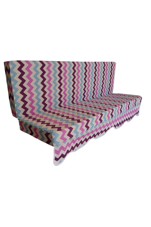 MİRZADE ELİT SALINCAK MİNDERİ SU İTİCİ KUMAŞ GRİ SÜNGER FERMUARLI SET--prm 042160 v4 - Resim 4