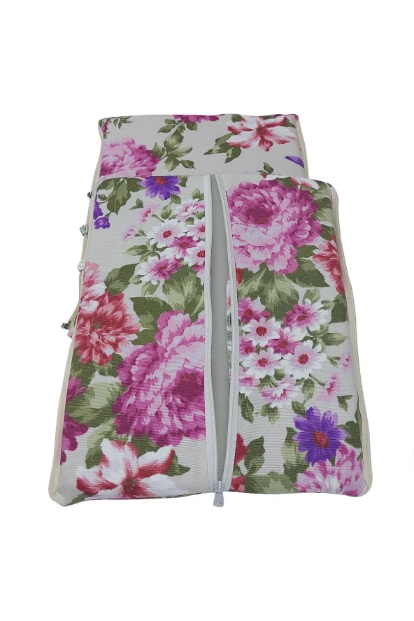 MİRZADE ELİT SALINCAK MİNDERİ SU İTİCİ KUMAŞ GRİ SÜNGER FERMUARLI SET-prm 160185 v 32 - Resim 5