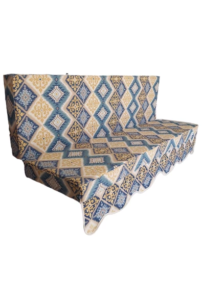 MİRZADE ELİT SALINCAK MİNDERİ SU İTİCİ KUMAŞ GRİ SÜNGER FERMUARLI SET-prm 093495 v003 - Resim 4