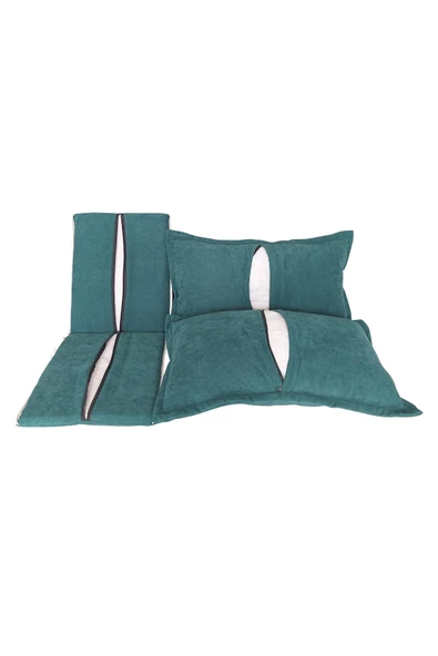 MİRZADE SOFA SOFT KUMAŞ TENTESİZ 28 DNS SÜNGER  SALINCAK MİNDERİ-sofa salıncak zümrüt - Resim 3