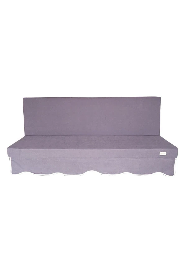 MİRZADE SOFA SOFT KUMAŞ TENTESİZ 28 DNS SÜNGER  SALINCAK MİNDERİ-sofa salıncak koyu gri - Resim 2
