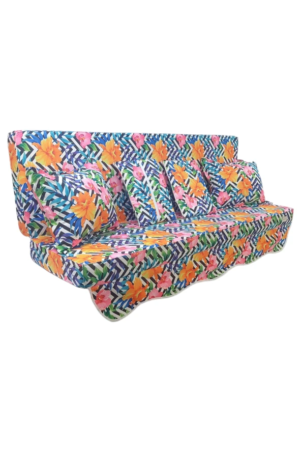 MİRZADE SOFA SOFT KUMAŞ TENTESİZ 28 DNS SÜNGER  SALINCAK MİNDERİ-sofa salıncak PD6270 - Resim 3