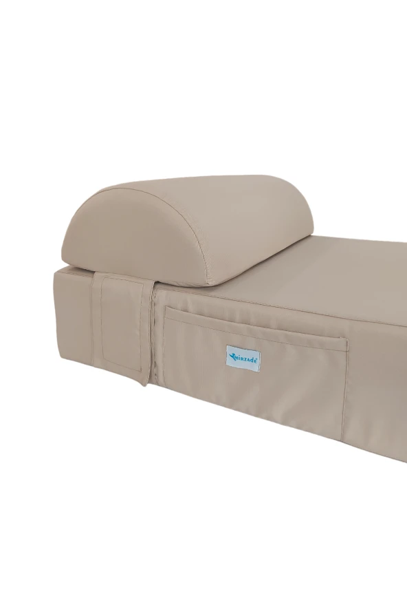 Grand Sunbed Güneşlenme Minderi - Açik Bej | Yastıklı, Su Geçirmez | Mirzade - Resim 3