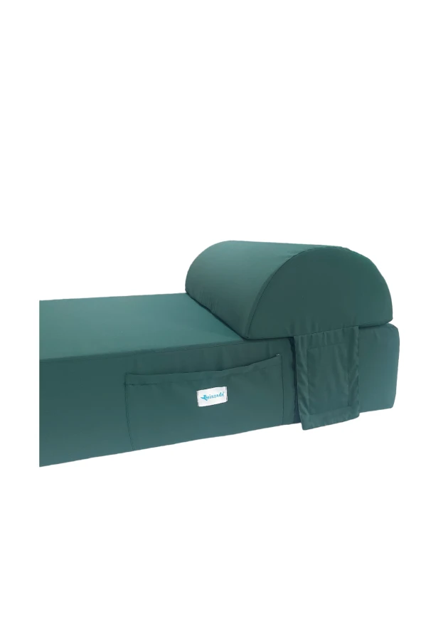 Grand Sunbed Güneşlenme Minderi - Koyu Yeşi̇l | Yastıklı, Su Geçirmez | Mirzade - Resim 3