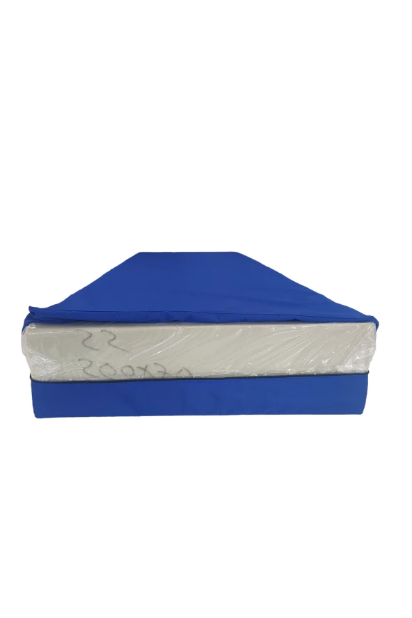 Grand Sunbed Güneşlenme Minderi - Saks Mavi̇ | Yastıklı, Su Geçirmez | Mirzade - Resim 3