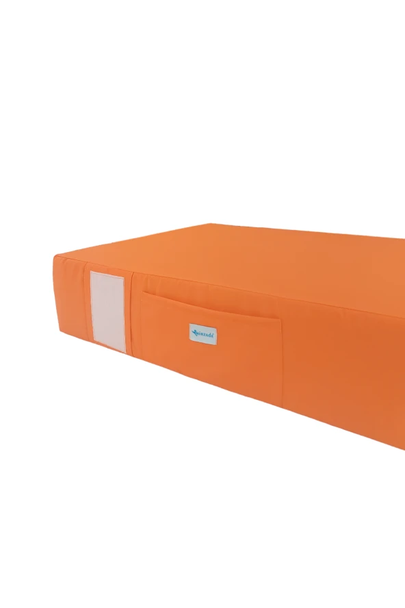 Grand Sunbed Güneşlenme Minderi - Turuncu | Yastıklı, Su Geçirmez | Mirzade - Resim 4