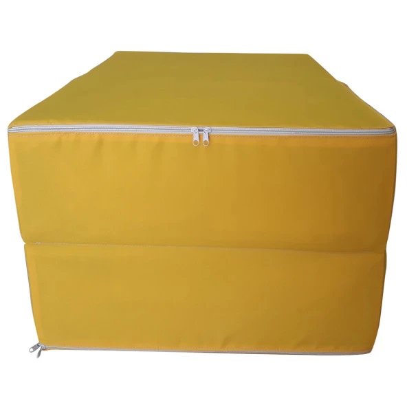 Katlanır Sunbed Güneşlenme Minderi - Sarı | Taşınabilir, Su Geçirmez | Mirzade - Resim 2