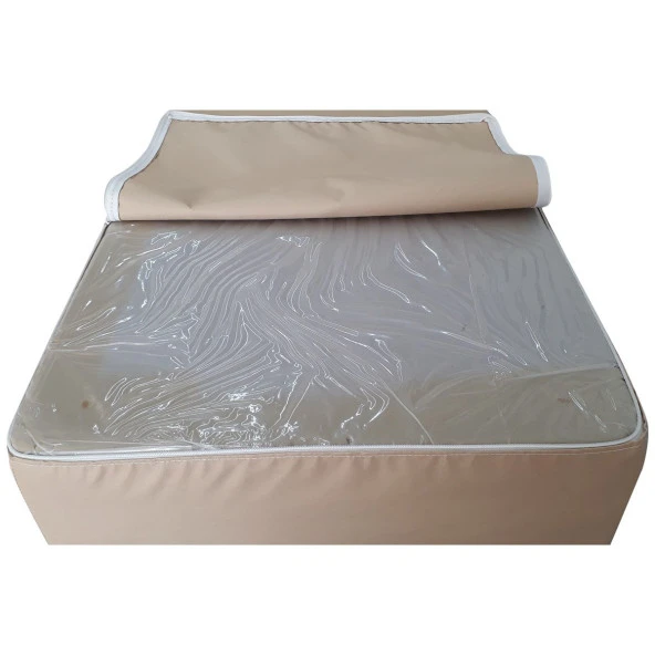 Katlanır Sunbed Güneşlenme Minderi - Açık Bej | Taşınabilir, Su Geçirmez | Mirzade - Resim 4