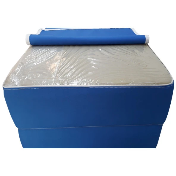 MİRZADE SUN BED KATLANIR GÜNEŞLENME MİNDERİ-SUNBED SAKS MAVİ - 3