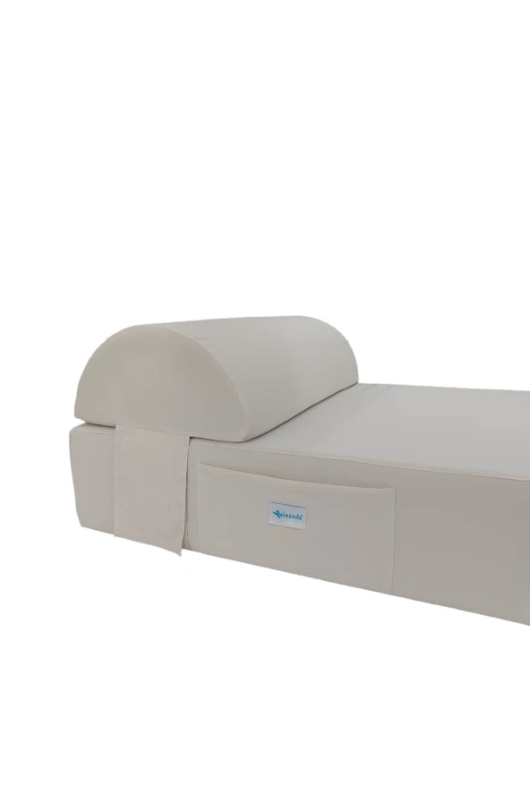 Grand Sunbed Güneşlenme Minderi - Krem | Yastıklı, Su Geçirmez | Mirzade - Resim 3