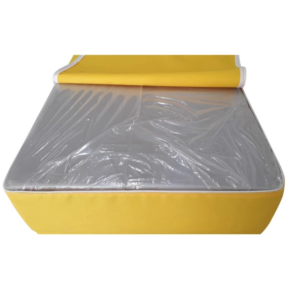 Katlanır Sunbed Güneşlenme Minderi - Sarı | Taşınabilir, Su Geçirmez | Mirzade - Resim 4