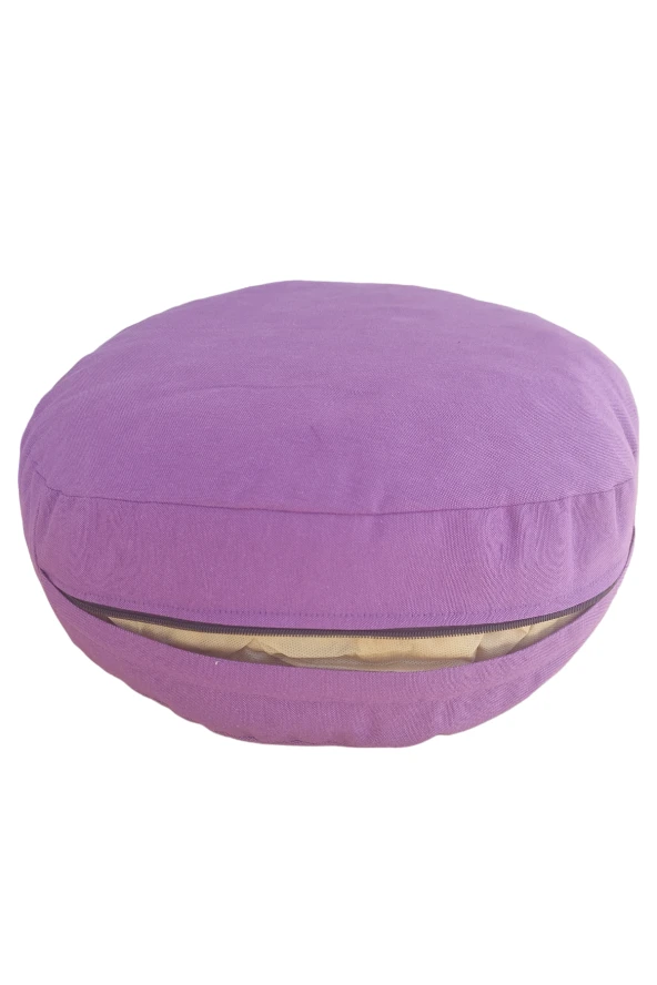 Mirzade yuvarlak puf minderi 45x45-mor - 2