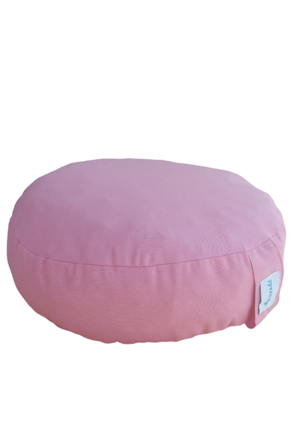 Mirzade yuvarlak puf minderi 45x45-lila - Resim 3