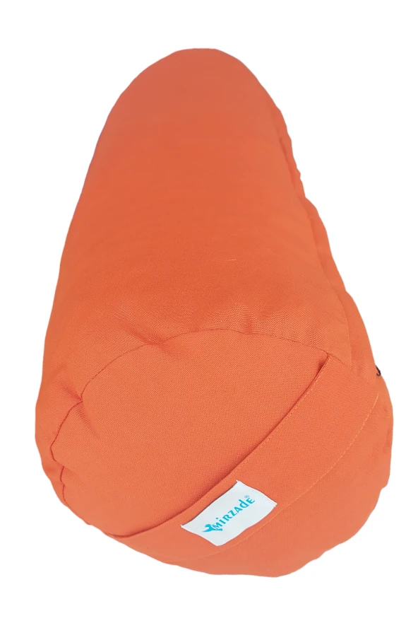 Mirzade silindir puf minderi 75x25-turuncu - Resim 3