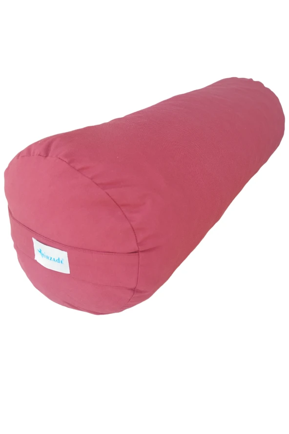 Mirzade silindir puf minderi 75x25-bordo - Resim 3