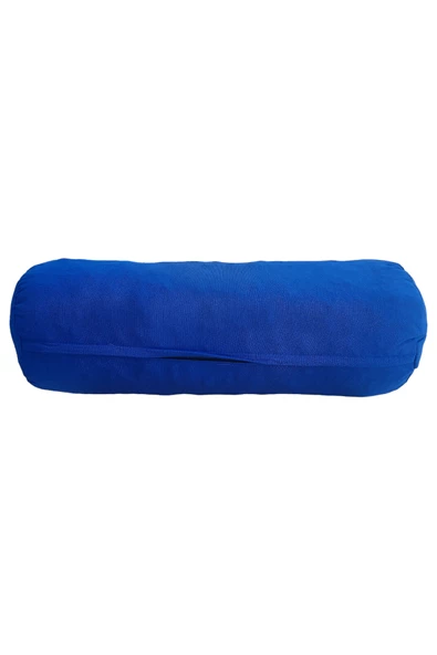 Mirzade silindir puf minderi 75x25-saks mavi - Resim 5