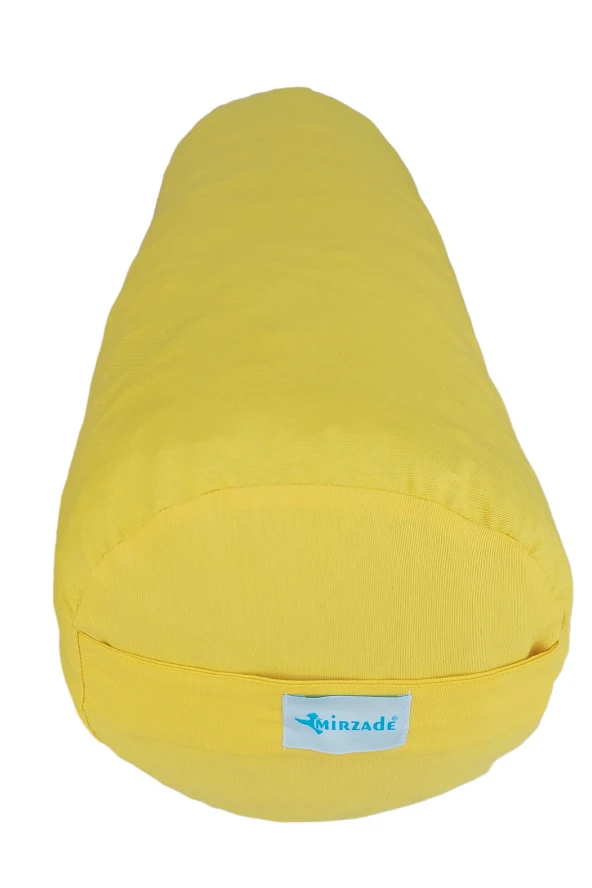Mirzade silindir puf minderi 75x25-sarı - Resim 3