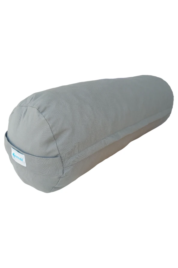 Mirzade silindir puf minderi 75x25-koyu gri - 2