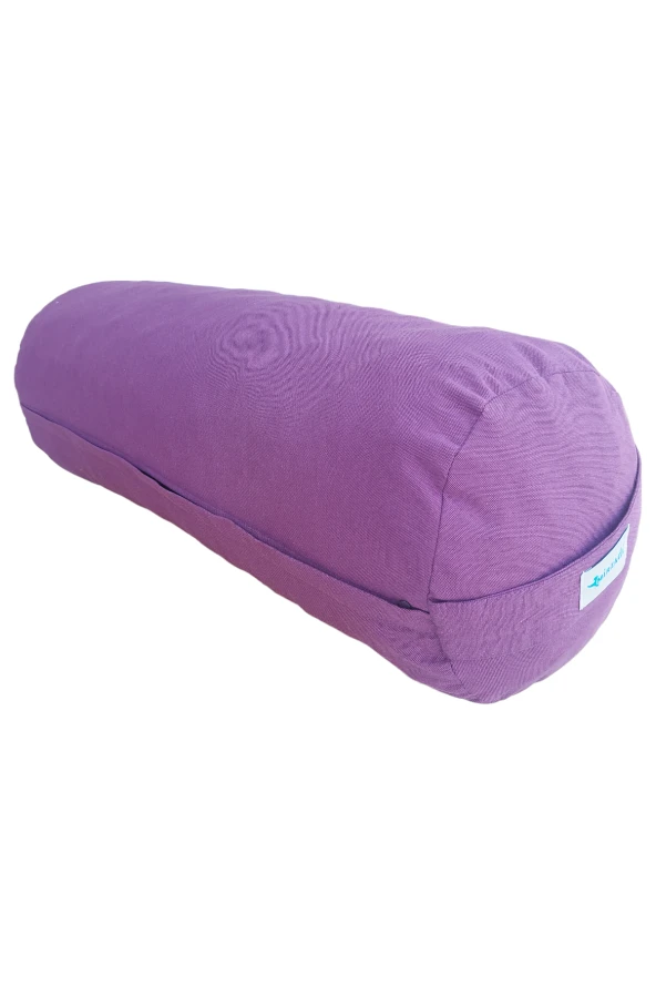 Mirzade silindir puf minderi 75x25-mor - Resim 4