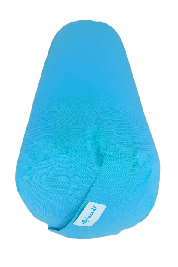 Mirzade silindir puf minderi 75x25-turkuaz - Resim 3