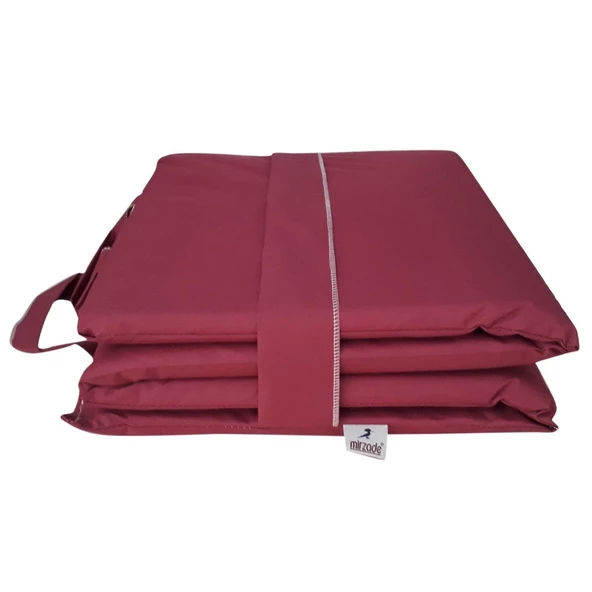 Mi̇Rzade Plaj Mi̇Nderi̇ Çanta Katlanir Su Geçi̇Rmez-Bordo | Katlanır, Su Geçirmez Plaj Minderi – 50X180X3 Cm | Katlanır, Su Geçirmez Plaj Minderi – 50x180x3 cm - Resim 3