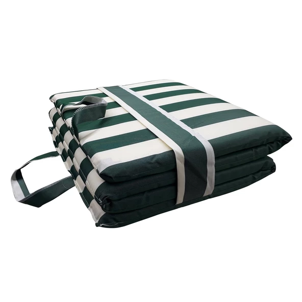 Mi̇Rzade Plaj Mi̇Nderi̇ Çanta Katlanir Su Geçi̇Rmez-Yeşi̇L/Krem | Katlanır, Su Geçirmez Plaj Minderi – 50X180X3 Cm | Katlanır, Su Geçirmez Plaj Minderi – 50x180x3 cm - Resim 2