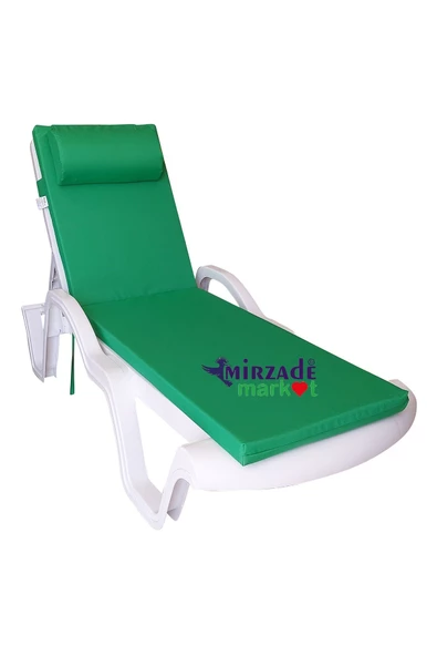 Mi̇rzade Şezlong Mi̇nderi̇ Lüks Su Geçi̇rmez Kumaş Yastikli Gri̇ Süngerli̇ Fermuarli-Benetton | Yastıklı Lüks Şezlong Minderi – 5 cm Sünger ürün görseli