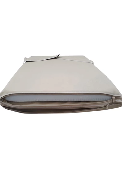 MİRZADE STANDART FERMUARLI ŞEZLONG MİNDERİ SU GEÇİRMEZ KUMAŞ-AÇIK BEJ - Resim 4