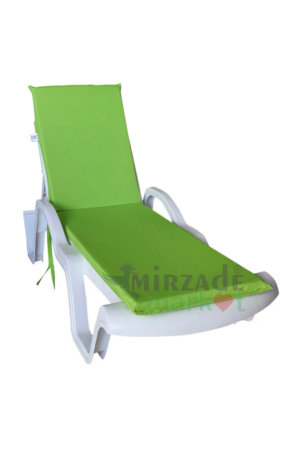 Mi̇rzade Şezlong Mi̇nderi̇ Standart  Su Geçi̇rmez Malzeme-F.Yeşi̇l | Su Geçirmez Şezlong Minderi – 5 cm Sünger ürün görseli