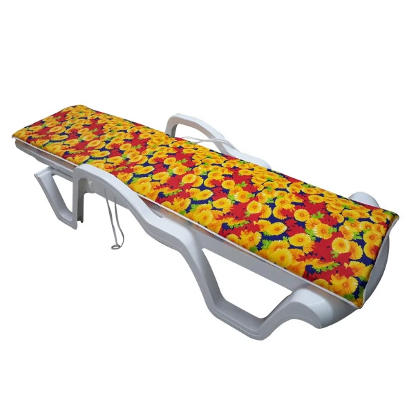 Şezlong Mi̇nderi̇ Medi̇an Pam./Pol. Kumaş Fermuarli-Kasim Pati | Su Geçirmez Şezlong Minderi – 5 cm Sünger - Resim 4