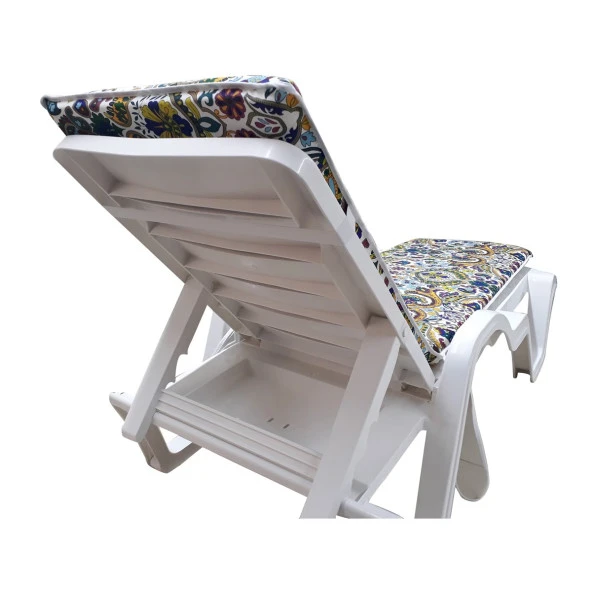 Şezlong Mi̇nderi̇ Medi̇an Pam./Pol. Kumaş Fermuarli-Şal | Su Geçirmez Şezlong Minderi – 5 cm Sünger - Resim 4