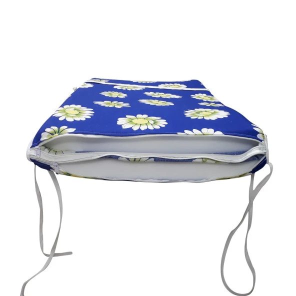 Şezlong Mi̇nderi̇ Medi̇an Pam./Pol. Kumaş Fermuarli-Papatya | Su Geçirmez Şezlong Minderi – 5 cm Sünger - Resim 5
