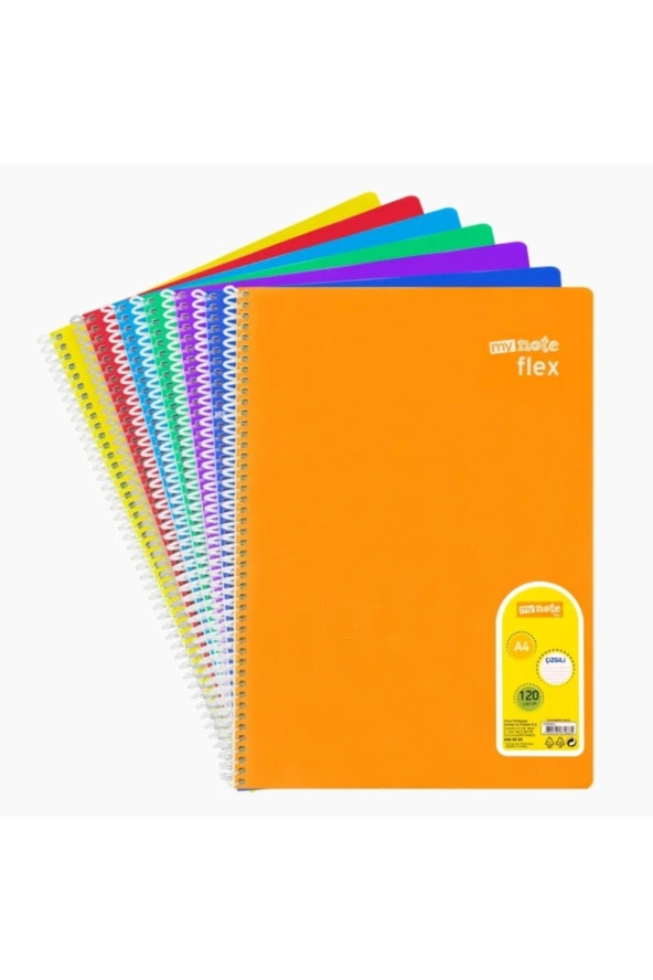 Umur Mynote Flex A4 Pp Kapak Spiralli Defter Çizgili 120 Yp