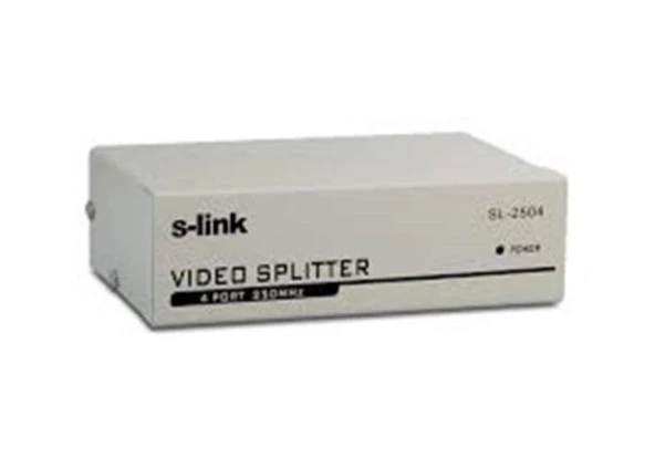 S-link SL-2504 4 VGA 250Mhz Monitör Splitter ürün görseli
