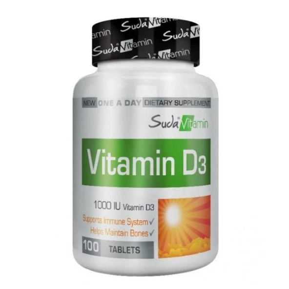 Suda Vitamin Vitamin D3 1000 Iu 100 Tablet 8681571357407