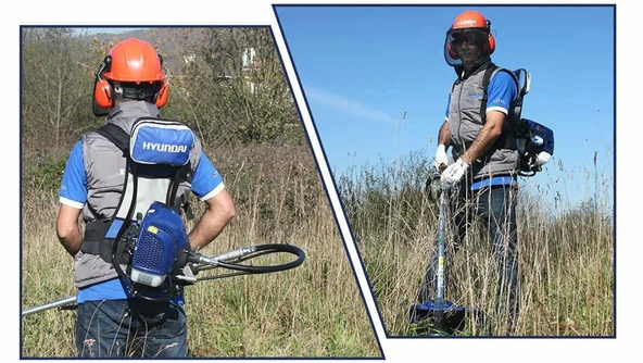 Hyundaı HYX52S Motorlu Tırpan Sırt Tipi 2.1 Hp - 3