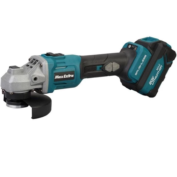 Max Extra MXP 9032 Akülü Avuç Taşlama 115 Mm 20 V. 4 Ah. Çift Akü