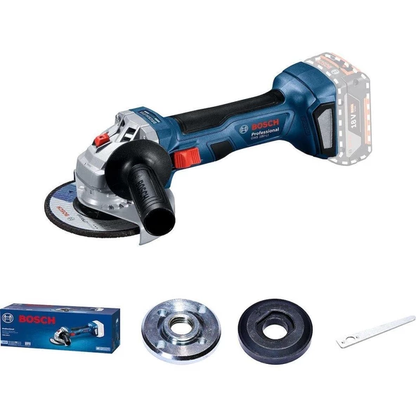 Bosch Professional GWS 180-LI Akülü Taşlama Makinesi (Akü ve Şarj Cihazı dahil Değil) - 06019H9022