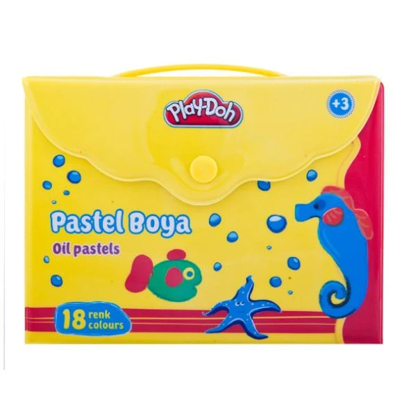 Play-Doh Pastel Boya Çantalı 18 Renk PLAY-PA006